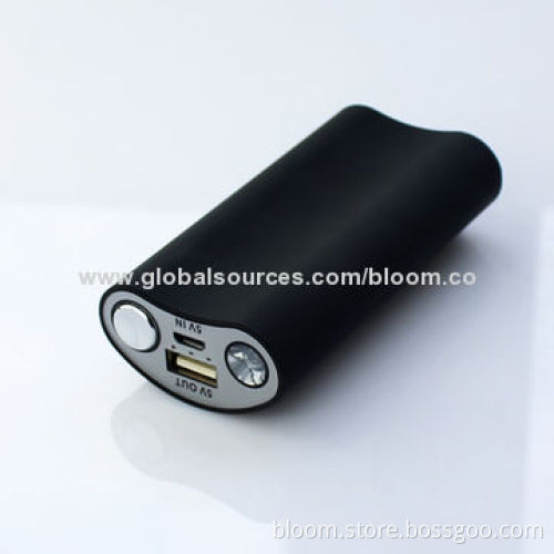 5,600mAh USB Power Bank with 1W Power Torch, 1A Output, Low Price with Full CapacityNew